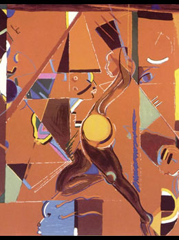 Josephine Baker Painting by Miles Davis