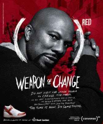 Common, Converse (PRODUCT) RED Campaign, Photograph by Bryan Adams (2007) Common, Converse (PRODUCT) RED Campaign, Photograph by Bryan Adams (2007)
