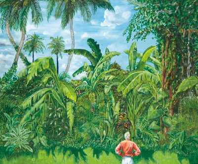 Palm Beach Garden painting by Douglas Fairbanks, Jr. Palm Beach Garden painting by Douglas Fairbanks, Jr.