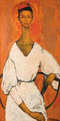 Painting of Lena Horne by Geoffrey Holder