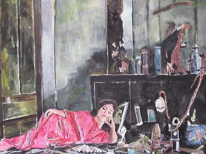 Opium, Painting by Bob Dylan