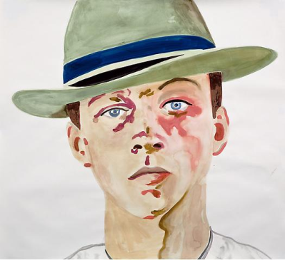 Gus Van Sant, Untitled, Watercolor and charcoal on paper