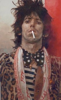 The Fugitive, Keith Richards - Painting by Sebastian Krueger The Fugitive, Keith Richards - Painting by Sebastian Krueger