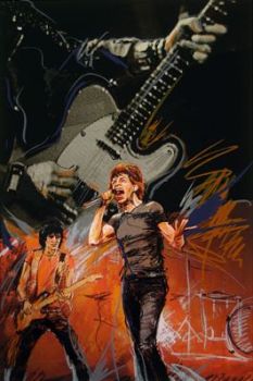 Weaving, Painting by Ronnie Wood Weaving, Painting by Ronnie Wood