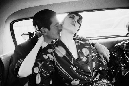 Irving Blum and Peggy Moffitt, 1964, Photograph by Dennis Hopper