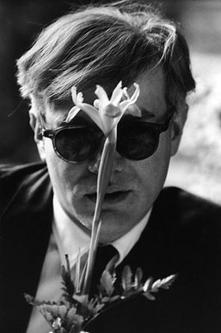 Andy Warhol (with Flower) by Dennis Hopper