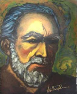 Zorba painting by Anthony Quinn