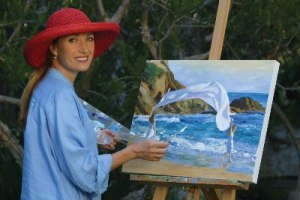 Jane Seymour Painting Peace
