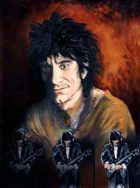 Triple Self Portrait by Ronnie Wood
